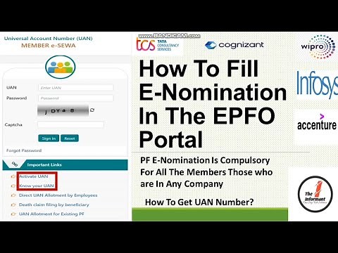 How To File e -nomination In The EPFO Portal Online |How to Activate UAN Number|How to Add Nominee|