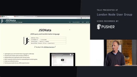 JSONata A Declarative Syntax for Querying Your JSON Data - Andrew Coleman [TDWf