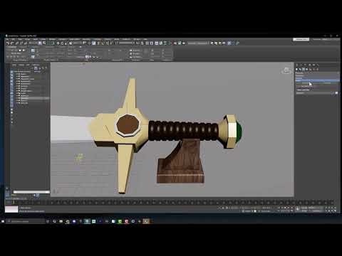 3Ds Max: Create a Simple Sword 17/17