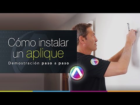 🙋‍♂️ ¡FÁCIL y RÁPIDO! Cómo instalar una lámpara aplique de pared LED