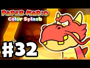 Paper Mario: Color Splash - Gameplay Walkthrough Part 32 - Redpepper Volcano 100%! (Nintendo Wii U)