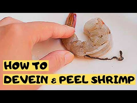 How to Devein and Peel Shrimps 🍤🦐👍 (Easy, Fast Hack)