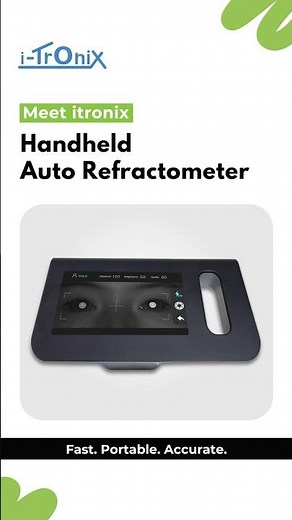 Why stay limited to the clinic? With our Handheld Auto Refractometer, you can test vision anywhere
