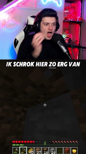 Deze MINECRAFT MOD liet me HEEL HARD SCHRIKKEN! #shorts #minecraftshorts