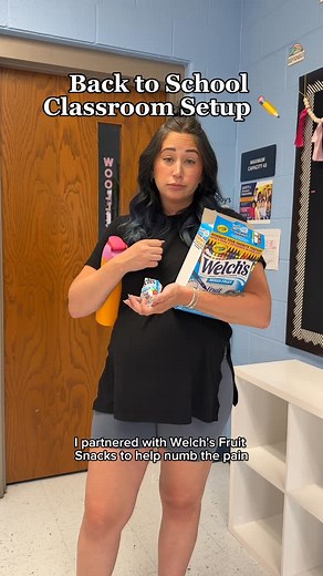 Lauran Woolley on Instagram: "￼ ✨Back-to-school setup = 87% chaos, 12% labeling bins... and 1% rewarding myself with @welchsfruitsnck ☺️🧃 #welchsfruitsnackspartner These limited-edition packs (in partnership with @crayola !!) are so cute, have real fruit as the main ingredient, and even include a little space for students to leave a teacher note. 🥹 Also—don’t sleep on this: Welch’s Fruit Snacks is running a Thank You Teacher sweepstakes where someone amazing could win gift cards 