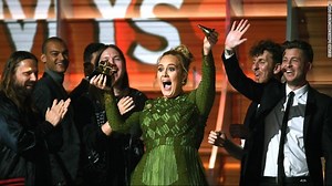 Adele confirms she’s married by thanking ‘husband’ at the Grammys