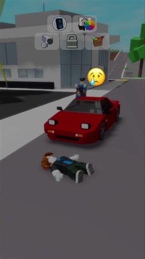 I Almost Got Hit by a Car in Roblox 😱🚗 #shorts
