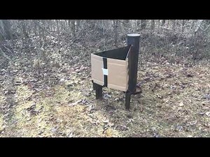 Homemade bullet trap.