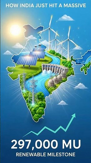 How India Generated 297 Terawatt-Hours of Renewable Energy Power in One Year