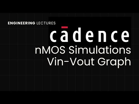 How to simulate nMOS in Cadence Virtuoso? | Vin-Vout Characteristics | Analogue IC Design
