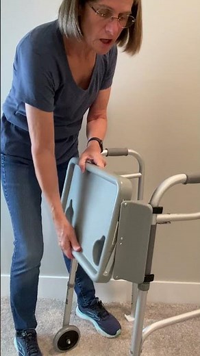 How To Attach a Walker Flip Tray