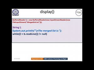 VTU 17 scheme File structures lab Program 8 - K-way merge