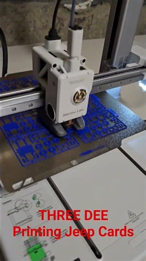 3D Printing Jeep Cards
