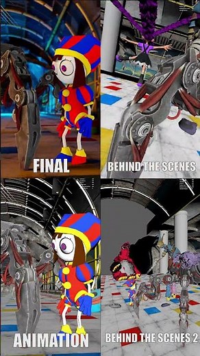 Prototype vs real Jester (behind the scenes) #poppyplaytime