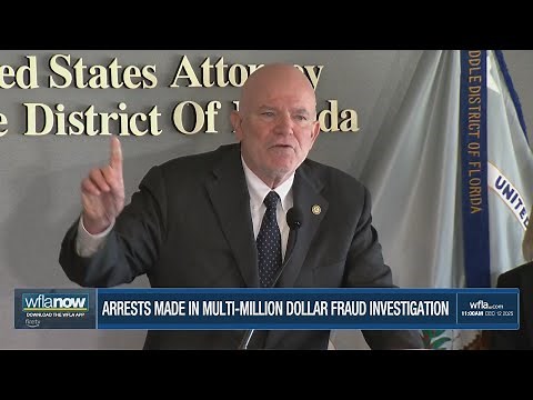 Florida US attorney announces arrests multi-million-dollar fraud scheme