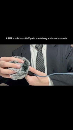 ASMR Mafia Boss: Fluffy Mic Scratching and Mouth Sounds