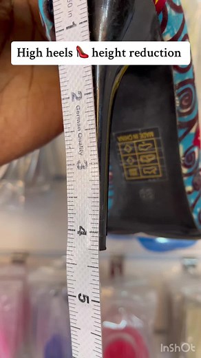 High heels 👠 height reduction #highheels #trending #shoerepair #highheelslover