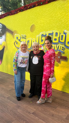 Lori Alan on Instagram: "What a great day for The SpongeBob Movie: Search for SquarePants premiere on the beautiful Paramount lot! 🌲 🍿✨ So proud, as always of the cast and my #OGGalPals are truly THE best! 💛🐳 coming to theaters FRIDAY! @spongebobmovie @paramountplus @theog_galpals 🎥 @carolynlawrenceofficial #spongebob #lorialan #galpals❤️ spongebobmoviesearchforsquarepants"