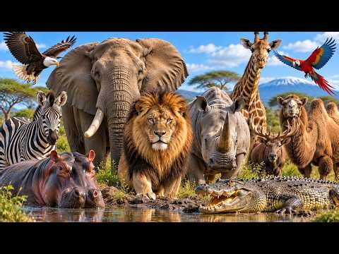 🐾 Animal Sounds for Kids 🦁🐘🐯 | Amazing Animals & Their Real Sounds | Learn Animals