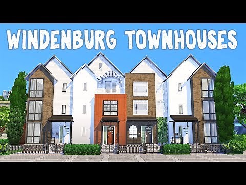 Windenburg Townhouses || The Sims 4: Speed Build #1