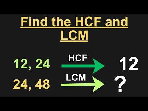 HCF and LCM Explained | How to find Highest Common Factor & Lowest Common Multiple