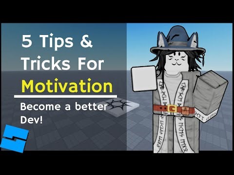 How To Stay Motivated For Your Roblox Game/Project - 5 Tips and Tricks
