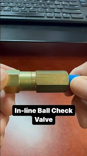 In-line Ball Check valve overview #checkvalve #valve #valves