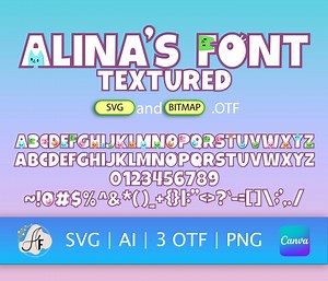 Doll Playhouse Color Font (cat House Typography OTF, SVG, PNG) - Etsy