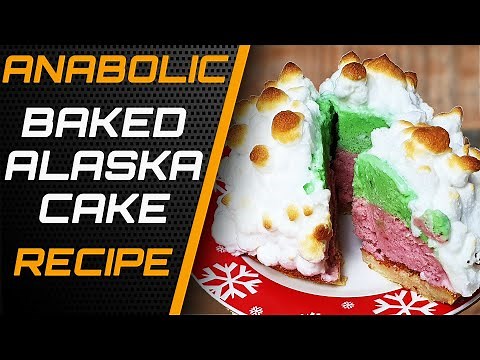 Anabolic Baked Alaska Cake | Low Calorie High Protein Dessert Recipe