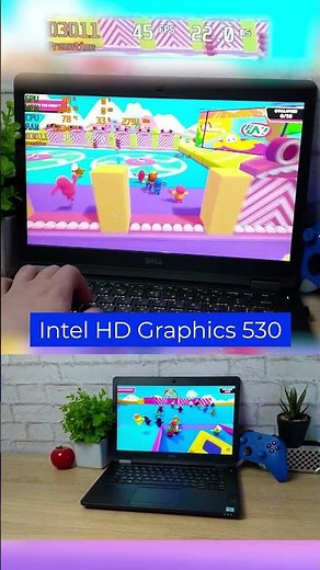 fall guys i5-6440HQ + intel HD Graphics 530 - Dell Latitude E5470 #shorts