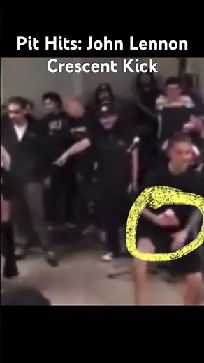 John Lennon goofy walk in mosh pit, a breakdown