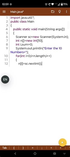 Array Addition program in java#shorts #array#java#coding
