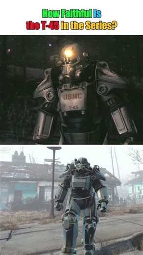 How Faithful Is the T-45 in the Series? #Fallout #FalloutTVShow