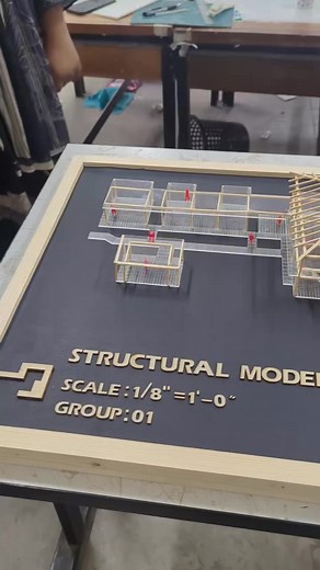 Structural model 3.1 term Architecture discipline Khulna university #archijury | Archi Jury