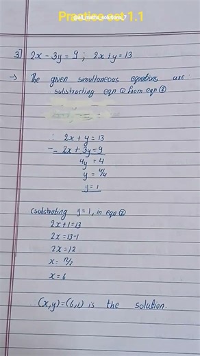 chapter 1 class 10 #practice set 1.1 linear equations in two variables #allsolutions #subscribe now
