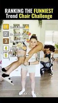 Ranking The Funniest Invisible Chair Trend Fails 🤣💀 #shorts #trend #viral