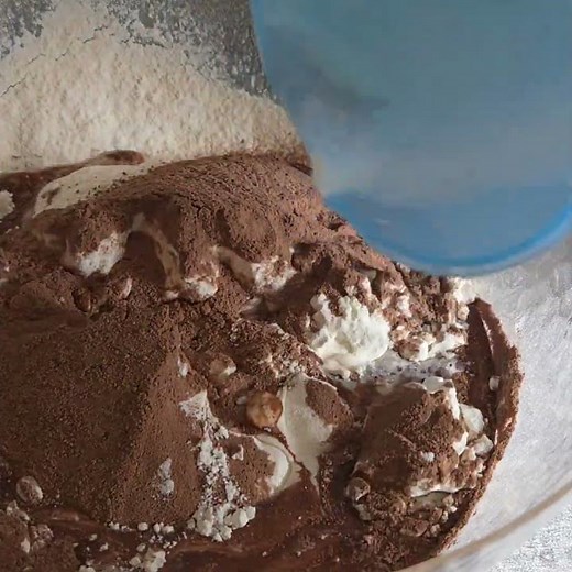 Schoko Kirschlikuchen vom blech schnell und einfach zubereitet