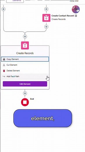 Flow Basics: Add a Fault Path to Screen Flows #salesforce #salesforceflow #shorts