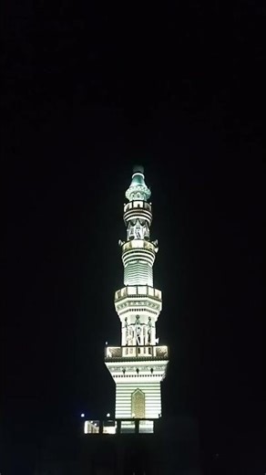 Wonderful 👍 mosque Minar/Night scene #shorts #minar