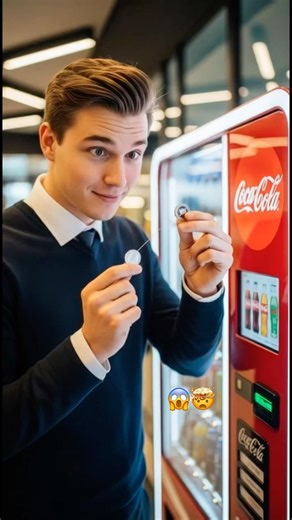 Can You Get a Free Coke With This Coin Trick?🤯 ✅✅ Tried the Coin-on-a-String Vending Machine Trick