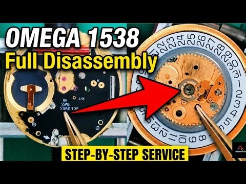Omega 1538 (ETA 255.461) Step-by-Step Movement Disassembly