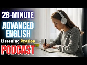 Train Your Ears: 28-Minute Advanced English Listening Practice
