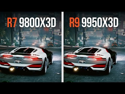 Ryzen 9 9950X3D vs. Ryzen 7 9800X3D | Comparison in 11 Games (1080p)