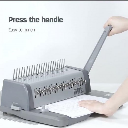 DELI 3873 Comb Binding Machine | Operation & Binding Process | Office Mart Malaysia #bindingmachine