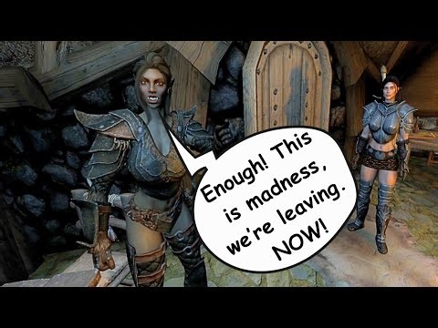 Trying to Investigate a Curse… But the Chief’s Occupied | Skyrim VR + AI