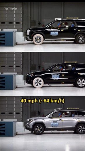 Volvo EX90 vs Hyundai Palisade vs Volkswagen Atlas Crash Test