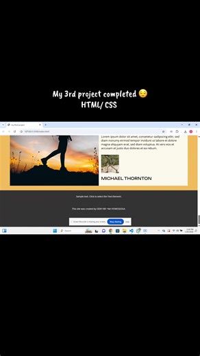 Project 3 completed #html #fypシ゚ #coding #reggieprocess #viral_video