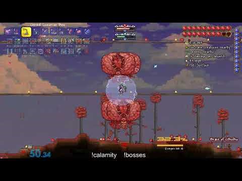 Brain of Cthulhu - Terraria Calamity (Master + Death Mode, For The Worthy)