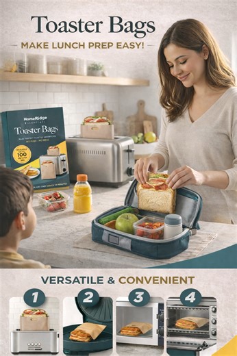 Watch Reusable Toaster Bags | Mess-Free Toasters on Amazon Live
