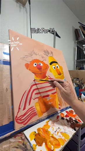 Original Art By Jane Sayers | These two best friends “Ernie and Bert” were a big part of my early years. Did you watch Sesame Street? This painting is available on my... | Instagram